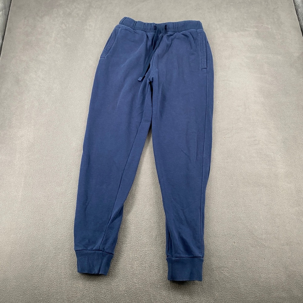Members Mark Newport Fleece Jogger Navy Blue Mens Small Sweatpants 5300